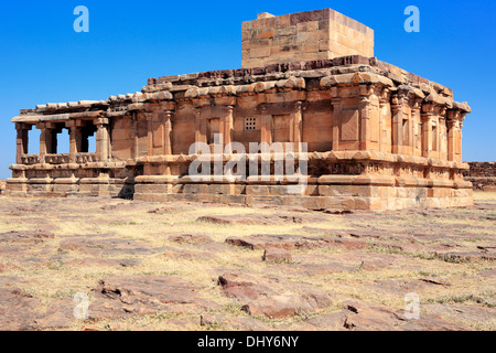 Tempio indù, Aihole, Karnataka, India Foto Stock