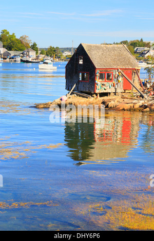 Sgombri Cove, Bailey Island, Maine, Stati Uniti d'America Foto Stock