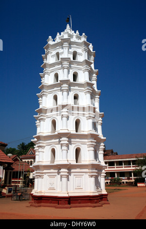 Shanta Durga Temple (XVIII secolo), Kavalem, Ponda, Goa, India Foto Stock