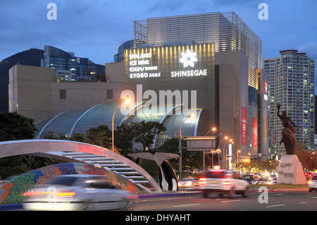 Corea del Sud, Busan, Centum City, Shinsegae department store, Foto Stock