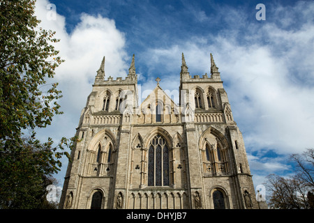 Selby Abbey, Anglicana chiesa parrocchiale nella città di Selby, North Yorkshire, Inghilterra Foto Stock