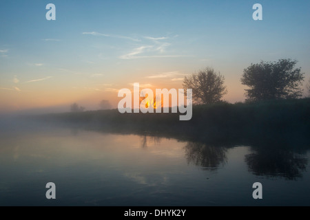 Biebrza - il luogo magico in Polonia Foto Stock