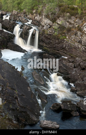 Rogie cade Blackwater Fiume Ross-shire Highlands scozzesi Scotland Regno Unito Foto Stock