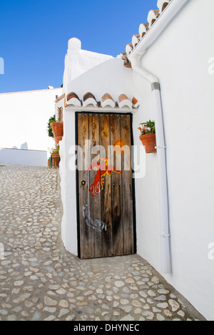 Villaggio Spagnolo di Acebuchal in Andalusia che viene spesso chiamato il villaggio perso Foto Stock