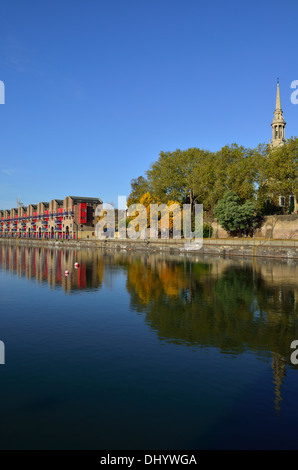 Shadwell bacino, Tower Hamlets, London, Regno Unito Foto Stock