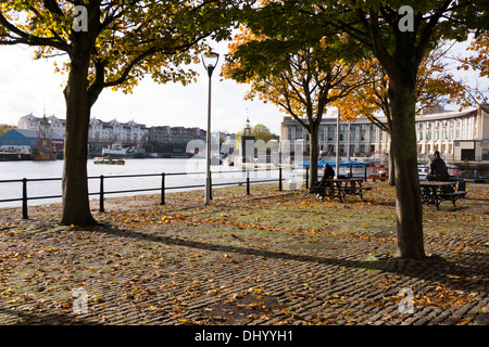 Il porto di Bristol e Harbourside England Regno Unito Foto Stock