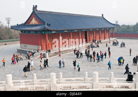 Il est allegato Hall la Sala della Preghiera del Buon Raccolto nel Tempio Taoista di cielo, Distretto di Chongwen Pechino, Cina Foto Stock