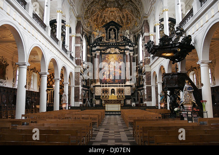 San Carlo Borromeo è la Chiesa, Anversa, Belgio Foto Stock