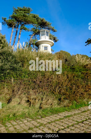 Faro di Lepe o fiume Beaulieu Millenium faro, a Lepe, Exbury, Hampshire, Inghilterra, Regno Unito. Foto Stock