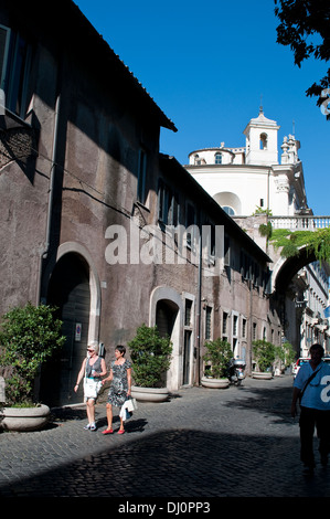 Via Giulia, Campo de' Fiori district, Roma, Italia Foto Stock