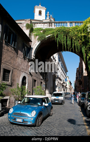 Via Giulia, Campo de' Fiori district, Roma, Italia Foto Stock