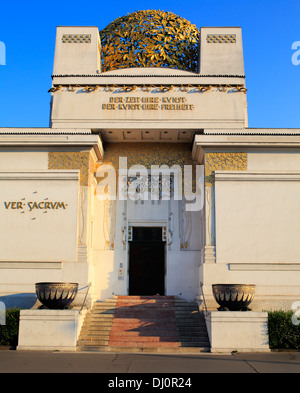 Palazzo secessionista, Vienna, Austria Foto Stock