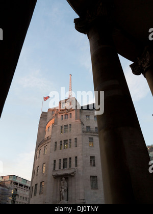 Broadcasting House Londra home della BBC Foto Stock