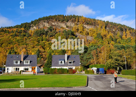 Craigendarroch collina dietro Ballater, Aberdeenshire, Scozia Foto Stock