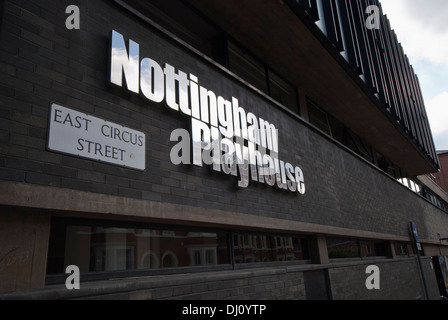 Il Nottingham Playhouse, Nottingham, Inghilterra, Regno Unito. Foto Stock