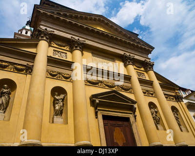 La città di Vicenza in Italia settentrionale Foto Stock