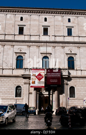 Leonardo da Vinci mostra 'grandi macchine' a Palazzo della Cancelleria, Roma, Italia Foto Stock