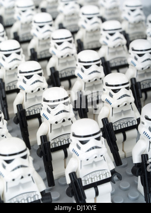 Lego Star Wars Minifigure Storm Troopers ( soldati clonati ) Foto Stock
