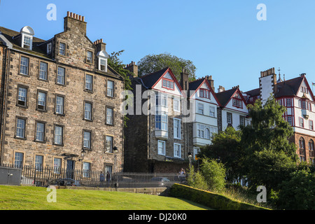 Edifici storici di Edimburgo, Scozia Foto Stock