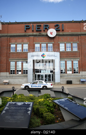 Pier 21 è del Canada Museo Nazionale di immigrazione in Halifax, N.S. Foto Stock