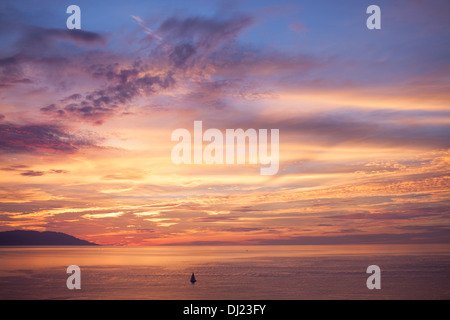 Immagini di belle spiagge della Riviera Nayarit e Puerto Vallarta in novembre. Foto Stock