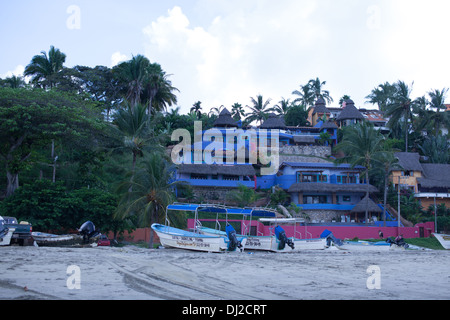 Immagini della costa del Pacifico del Messico, presi in Puerto Vallarta, Sayulita, Bucerias e La Cruz. Foto Stock