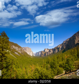 Il parco nazionale di Yosemite El Capitan e Half Dome in California Parchi Nazionali US Foto Stock