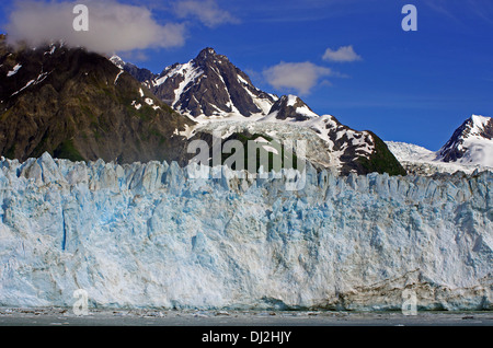 Ghiacciaio Maeres con guarnizioni Foto Stock