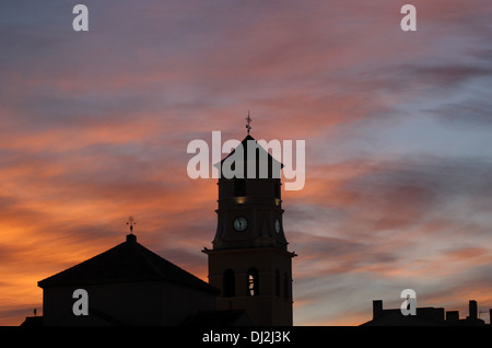 La Iglesia de San Augustin, Fuente Alamo, Murcia, Spagna. Foto Stock