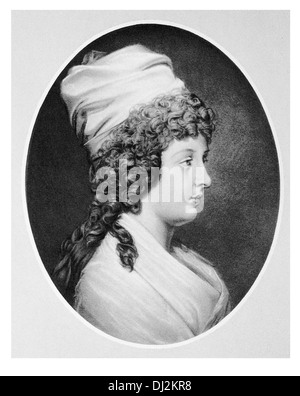 Charlotte Stuart, duchessa di Albany (29 Ottobre 1753 - 17 novembre 1789) figlia illegittima pretendente Giacobita Prince Charles Foto Stock