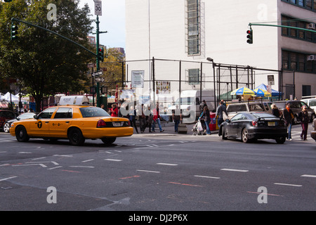 GreenFlea mercatino delle pulci, Upper West Side di Manhattan, New York City, Stati Uniti d'America. Foto Stock