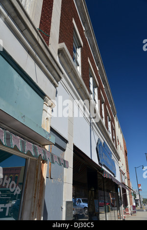 Cartagine, Missouri. Piccolo Mid Western cittadina americana sulla vecchia strada 66 Foto Stock