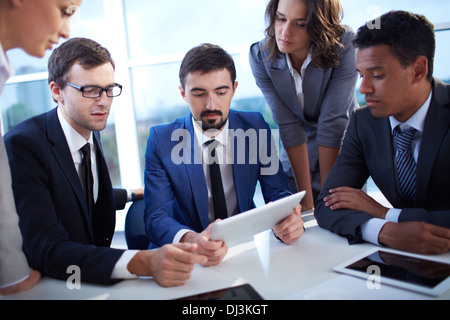 Elegante business partner di lavoro di pianificazione di meeting Foto Stock