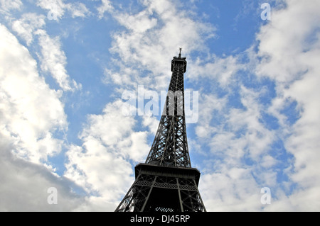 Torre Eiffel Parigi Ile-de-France Francia Europa Foto Stock