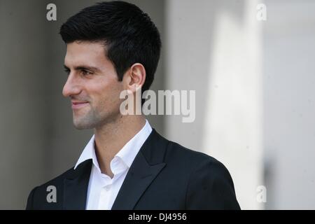 Santiago del Cile, Cile. Xx Nov, 2013. Il presidente cileno Sebastian Pinera riceve le stelle del tennis Novak Djokovic, Rafeal Nadal, David Nalbandian e Nicolas MASSU nel Palazzo Presidenziale di La Moneda a Santiago, il 20 novembre 2013.Foto: David Von Blohn/NurPhoto Credito: David Von Blohn/NurPhoto/ZUMAPRESS.com/Alamy Live News Foto Stock