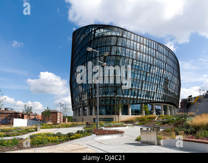 No. 1 angelo Square, co-operativa la sede centrale del gruppo, NOMA, Manchester, Inghilterra, Regno Unito. Foto Stock