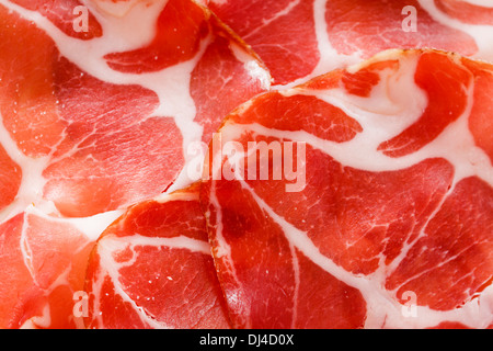 Salumi - coppa salame Foto Stock