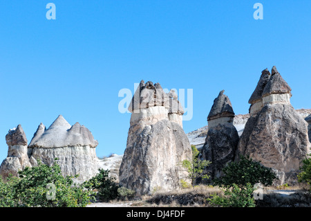 Camini di Fata in Cappadocia Turchia Foto Stock