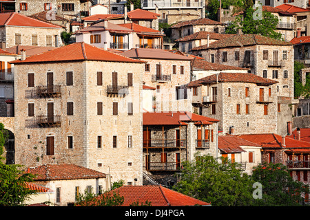 Dimitsana è un villaggio di montagna in Arcadia, Peloponneso e Grecia. Foto Stock