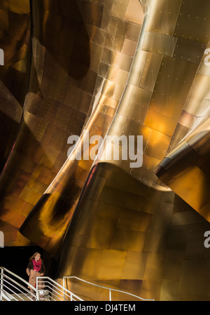 EMP Museum, l'Experience Music Project, il Seattle Center, Seattle, nello Stato di Washington, USA Foto Stock