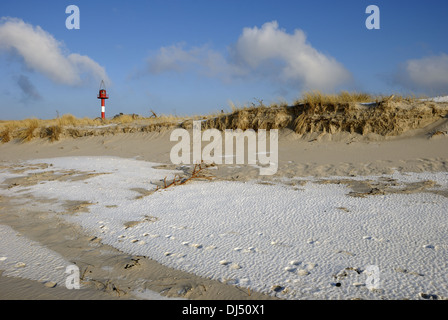 Faro nelle dune a Sylt Foto Stock