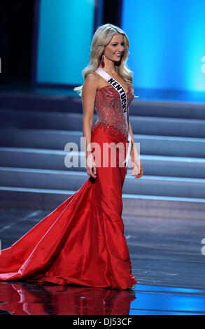 Amanda Mertz Miss Kentucky USA 2012 Miss USA concorrenza preliminare presso il Teatro delle Arti dello Spettacolo presso il Planet Hollywood Resort and Casino Las Vegas, Nevada - 30.05.12 Foto Stock