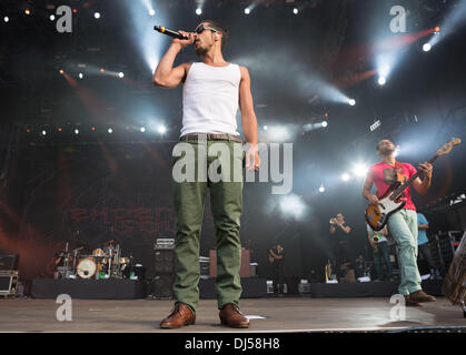 Cara anima Rock in Rio Lisboa al Parque da Bela Vista - Giorno 3 Lisbona, Portogallo - 01.06.12 Foto Stock