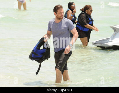 Tomaso Trussardi in vacanza a Miami Beach Miami Beach, Florida - 04.06.12 Foto Stock