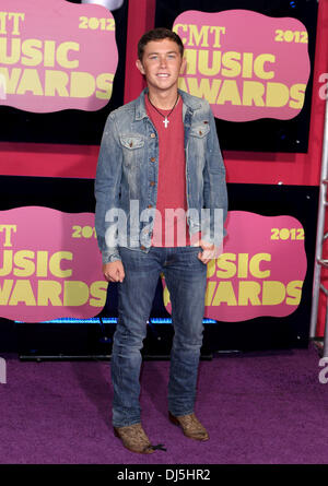 Scotty McCreery 2012 CMT Music Awards alla Bridgestone Arena. Nashville, Tennessee - 06.06.12 Foto Stock