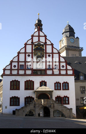 Il municipio vecchio, Plauen Foto Stock