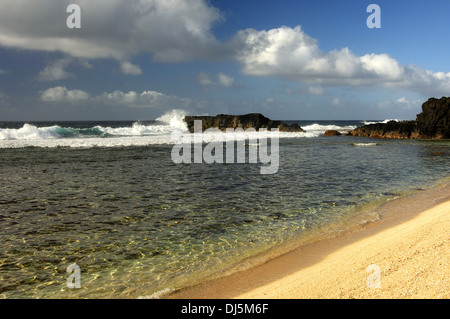 Spiaggia da sogno, Mauritius Foto Stock