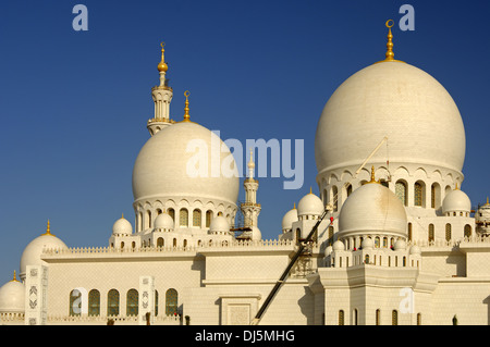 Grande Moschea di Abu Dhabi Foto Stock