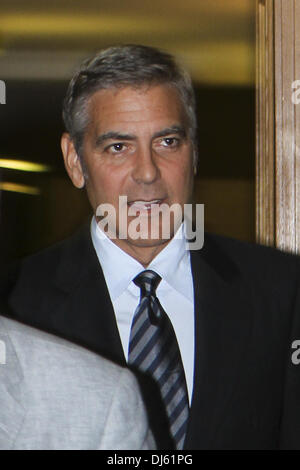 George Clooney assiste a Barack Obama raccolta fondi. Bern, Svizzera - 27.08.2012 Foto Stock