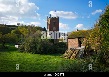 Rurale scena a Combeinteignhead, Devon, Regno Unito Foto Stock